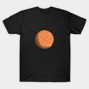 Circle abstract pattern with bright color T-Shirt